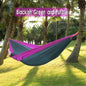 Backpacking Hammock - Portable Nylon Parachute Outdoor Double Hammock