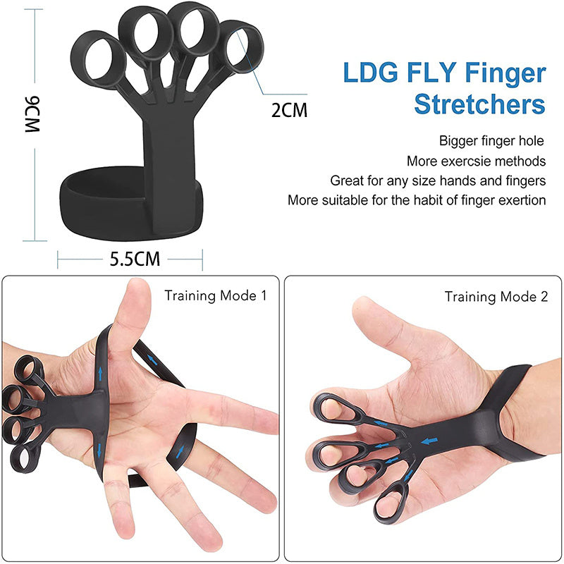 Silicone Grip Device Finger Exercise Stretcher Arthritis Hand Grip Trainer Strengthen Rehabilitation Training