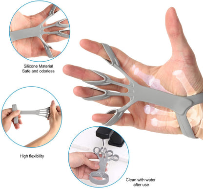 Silicone Grip Device Finger Exercise Stretcher Arthritis Hand Grip Trainer Strengthen Rehabilitation Training